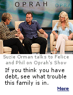 From 2006: Felice and her husband, Phil, are heading toward financial catastrophe by spending three times what they make. Phil found out on the show.